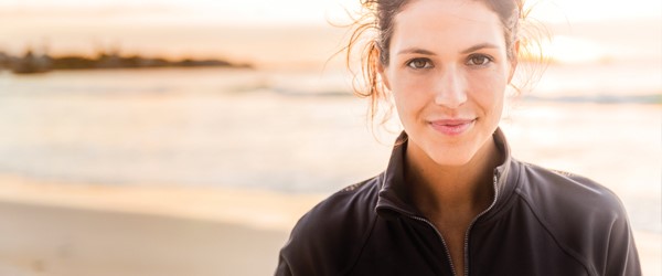 Woman on a beach